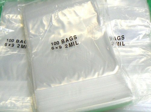 4x4 Zip Top Seal Bags 1000 Clear 2mil Reclosable Plastic Poly