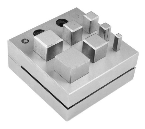 Square Punch Set Square Disc Cutter 7 Square Punch Set for Jewelry Gold Silver Making ...