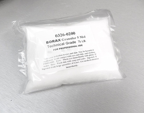 JSP Borax Flux 1/2 Pound – Granular, For Gold & Silver Melting, Crucible Glaze, Jewelry Casting