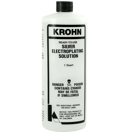 Krohn 24K Gold Plating Solution 1 DWT Ready to Use Gold Electroplating Quart