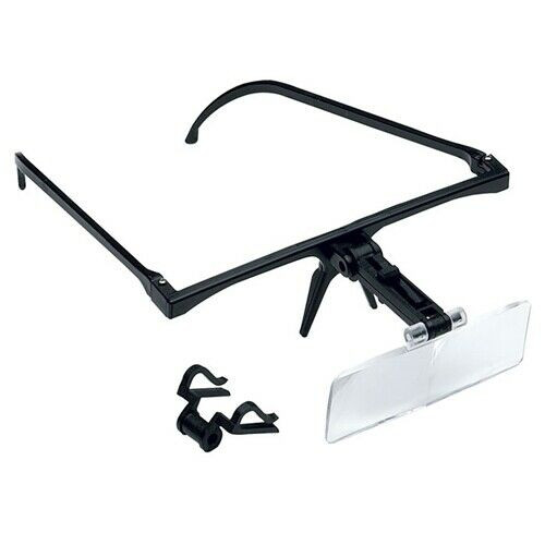 Magnifying glasses clip on - 2x magnification use in cobination