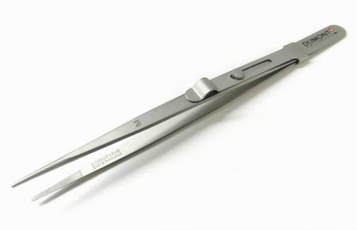 6 Fine Tipped Slide-Locking Tweezers, TWEZ-0003