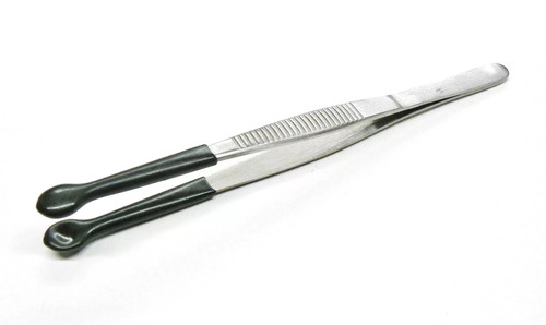 Pince à Perles Avec Embouts Caoutchouc - 6 Pinces En Acier Inoxydable - Neuf