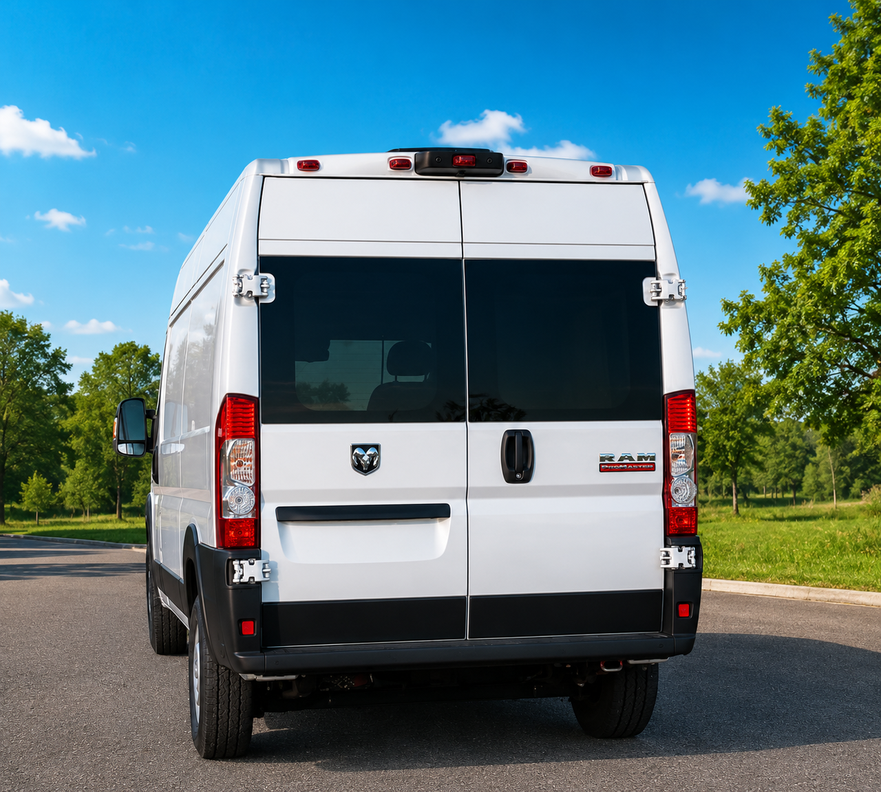 Window Promaster With Ramp VWD Fixed Glass Window - ProMaster Van - Driver Side Rear Cargo Door