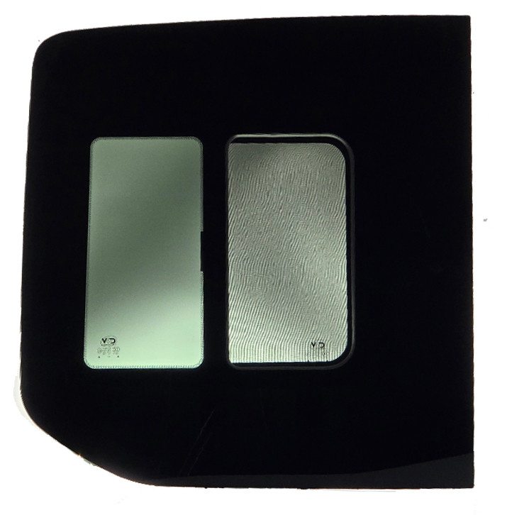 VWD SE-Series rear cargo door sliding window example