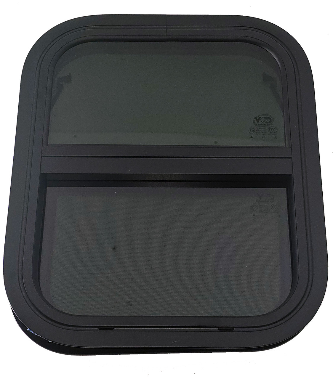 VWD VERT1518DP dual pane vertical lift slider window for RV, camper or trailer