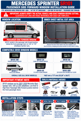 Mercedes Sprinter SR101 Sliding Door Window Installation Guide