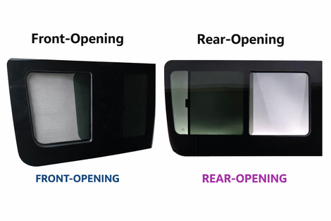 SE vs SER Sliding Van Windows: Front-Opening vs Rear-Opening Airflow (Science + Best Choice)