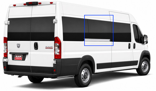 RAM ProMaster middle window, RAM ProMaster van fixed glass, ProMaster 159WB passenger window, RAM ProMaster solar privacy glass, ProMaster high-roof window, ProMaster low-roof window, urethane bonded van window, DOT-approved van window, tempered safety glass, ProMaster van conversion, ProMaster camper window, adventure van window, ProMaster work van window, factory fit ProMaster window, tinted van window, ProMaster van privacy glass, solar heat-reducing window, professional van window, RAM ProMaster side window, RAM ProMaster passenger window  RR302-F