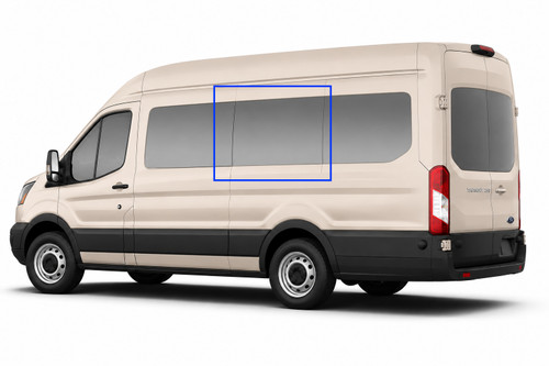 Ford Transit van window, Transit driver side middle window, Ford Transit glass replacement, Transit van solid window, Transit van privacy glass, Ford Transit OEM window, urethane bonded window, high-roof Transit window, medium-roof Transit window, van conversion window, aftermarket Transit window, tinted van window, DOT-approved van glass, work van window, camper van window, Ford Transit fixed glass, van life window upgrade, solar privacy van glass, heat-reducing van window, factory fit van window.TL202-F