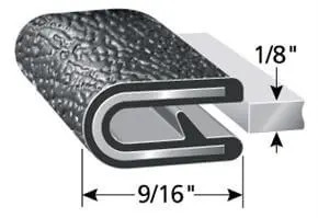 RAM ProMaster passenger side middle trim, ProMaster edge molding, ProMaster middle window trim, RAM ProMaster window cut edge trim, van window edge molding, camper van window trim, Trim-Lok edge molding, urethane bonded window accessories, ProMaster conversion van accessories, ProMaster camper van trim, van wall edge protection, passenger side middle window opening trim.