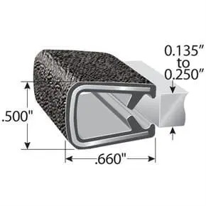 Ford Transit 148 rear quarter trim, Ford Transit passenger side rear quarter trim, Transit 148 window trim, Ford Transit edge molding, van window edge molding, camper van window trim, Trim-Lok edge molding, urethane bonded window accessories, Ford Transit conversion van accessories, Transit camper van trim, van wall edge protection, passenger side rear quarter window opening trim.