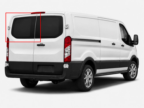 AM Auto Ford Transit Low Roof Van Windows - Transit Low Roof Driver Side Rear Cargo Door Van Window