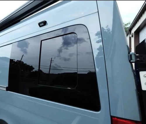 AM Auto Sprinter Van Windows - Driver Side Sliding Half Slider Rear Quarter Sprinter Van Window