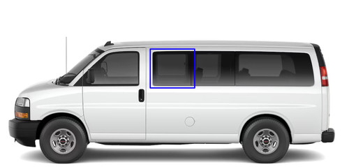 CHEVY EXPRESS Driver Side Forward (1st Position) - GMC SAVANA VAN WINDOW