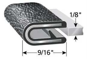 Chevy Express edge molding, GMC Savana edge molding, Chevrolet Express window trim, GMC Savana window trim, driver side forward window trim, van window edge molding, camper van window trim, Trim-Lok edge molding, urethane bonded window accessories, Express van conversion accessories, Savana camper van trim, van wall edge protection.