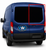 Ford Transit Van, Passenger Rear Cargo Door Window.  T150,T250,T350 Transit Van Glass Window