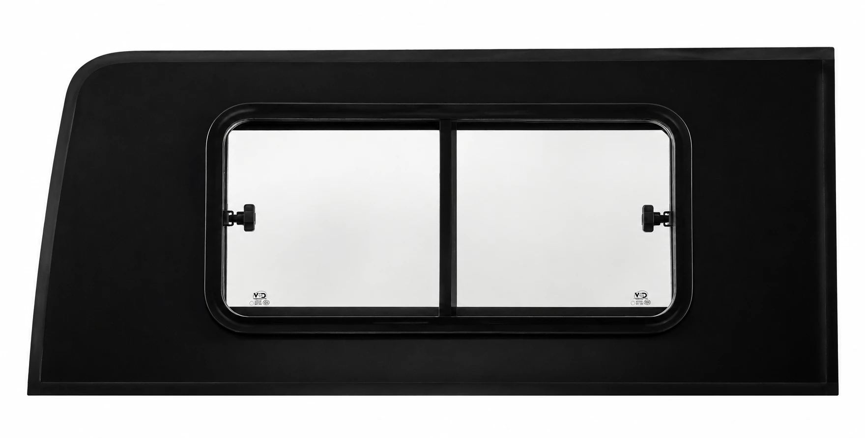 VWD SR104-DS double sliding Sprinter van window passenger side rear quarter