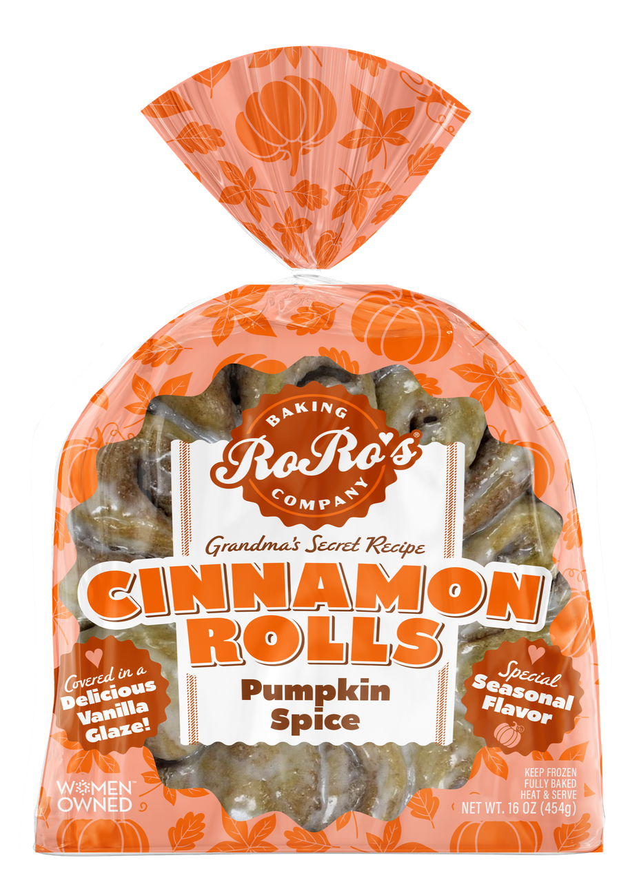 RoRo's Pumpkin Cinnamon Rolls, 2 Pans - RoRo's Baking Company