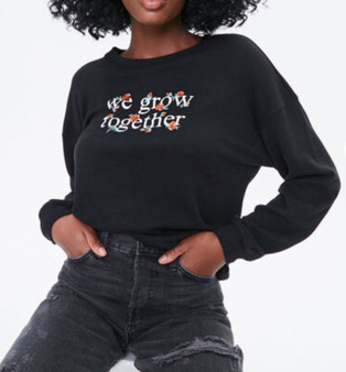 We Grow Together Graphic Top - (Sz Med)