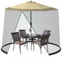 Outdoor Umbrella Table Screen Mosquito Bug Insect Net