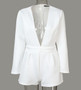 White Short Romper Suit - (Sz Lg)