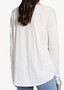 Free People Women's Sienna Snap Cuff Long Sleeve Tee Shirt - (Sz XS)