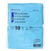 MAXI-GARD ISOLATION GOWN DISPOSABLE AAMI LEVEL 2 CPE SIZE UNISIZE BLUE OPEN BACK 10 AND BAG 20 BG AND CA
