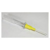 ANGIOCATH PERIPHERAL VENOUS CATHETER 22 GAUGE 1" TAPERED TIP 1" FLUORINATED ETHYLENE PROPYLENE STERILE NOT MADE WITH NATURAL RUBBER LATEX BLUE DISPOSABLE RADIOPAQUE 50 AND BOX 4 BX AND CA