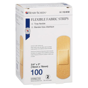 BANDAGE FLEXIBLE FABRIC 3 4 X 3 TAN LF 100 BX