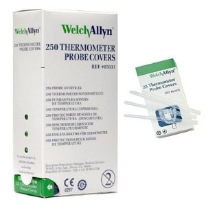 PROBE COVER ORAL AUXILLARY THERMOMETER FOR SURE TEMP 678 679 690 692 THERMOMETERS 250 BX 7500 CS