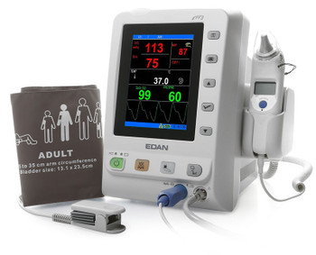 M3 VITAL SIGN MONITOR WITH NON-INVASIVE BLOOD PRESSURE AND SPO2. PRINTER INSTALLED IN DEVICE