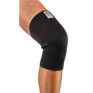 KNEE SLEEVE LARGE BLACK CLOSED PATELLA PROFLEX 600 SINGLE LAYER NEOPRENE