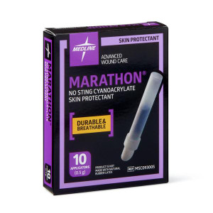 MARATHON SKIN PROTECTANT LIQUID NO STING CYANOACRYLATE DURABLE AND BREATHABLE 10 BX