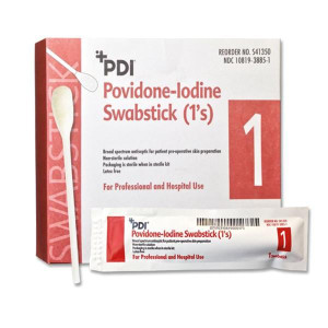 SWABSTICK SURGICAL PVP IODINE