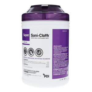 SUPER SANI-CLOTH SURFACE WIPE DISINFECTANT LARGE CANISTER