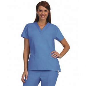 SCRUBS, TOP, CIEL BLUE, SIZE XS-XL, WOMENS