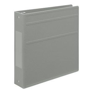 BINDER, 4 IN HEAVY DUTY, 3 RING FOR MEDICAL CHARTING, GRAY, CARSTENS