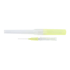 IV CATHETER, SAFETY, 24G, 3/4 IN, SAFELET, YELLOW, 50/BX, 4BX/CS