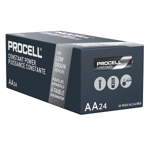 BATTERY, ALKALINE, AA, PROCELL, 24/BX, 6BX/CS