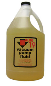 PICTURE OF A 1 GALLON BOTTLE OF VACUUM PUMP OIL BY INLAND 19