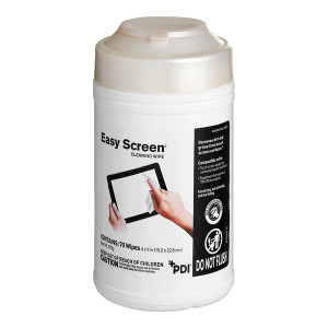 PICTURE OF PDI EASY SCREEN DISINFECTION WIPES CANNISTER