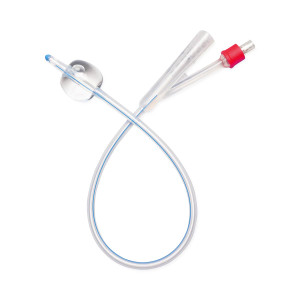 CATHETER, FOLEY, 100% SILICONE, 18FR, 10ML, 2-WAY
