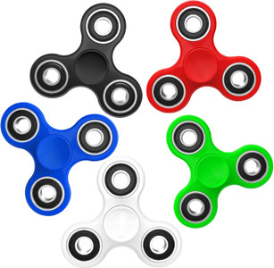 FIDGET SPINNER, MULTI-COLOR, 5/PK