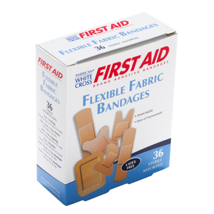 FLEXIBLE ADHESIVE BANDAGES ASSORTED SIZES