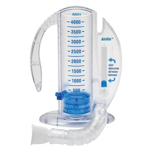 SPIROMETER, INCENTIVE 4000ML VOLUMETRIC, ONE WAY VALVE