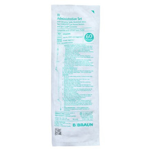 IV SET, CARESITE INJECTION SITE, 103", 60 DROP/ML, 50/CS