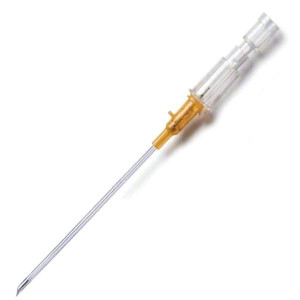 CATHETER PERIPHERAL IV INTROCAN SAFETY 14 G 1-1 4 SLIDING SAFETY NEEDLE ORANGE 50 BX