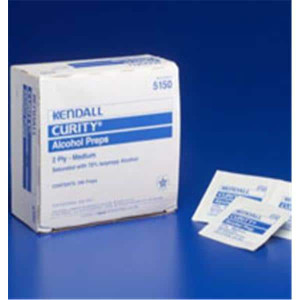 ALCOHOL PREP PAD CURITY 2 PLY STERILE 200 BX