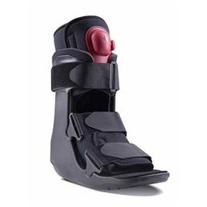 BOOT XCELTRAX AIR BRACE LARGE ANKLE LEG FOOT LINED BLACK M SIZE 10.5-12.5 W SIZE 11.5-13.5